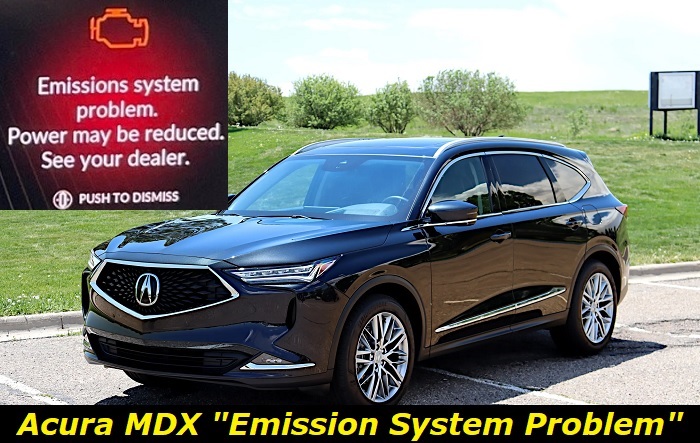 acura mdx emission system problem